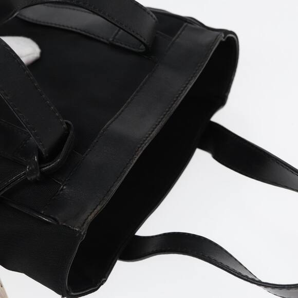 GUCCI Hand Bag Nylon Leather Black Silver 000 2854 0500 5 - Picture 6 of 16